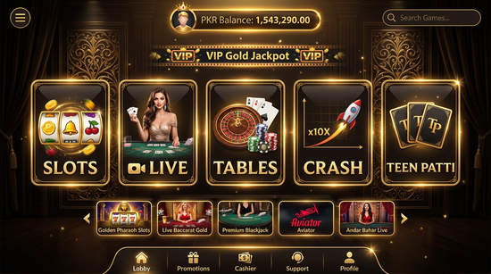 Main screen of 777cx casino page for PK players